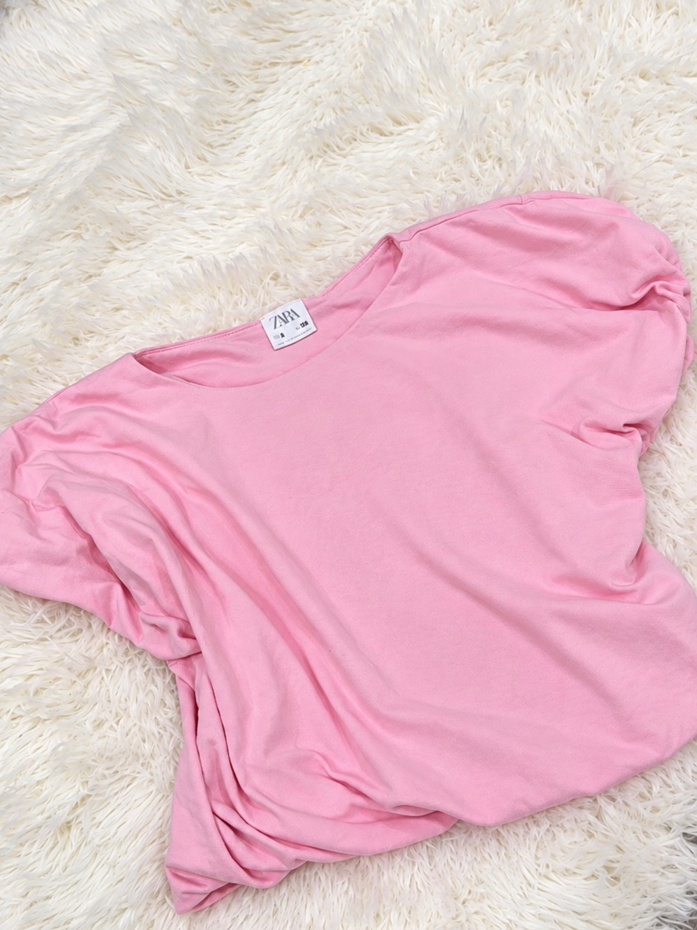 Zara Light Pink Short-Sleeve Tee